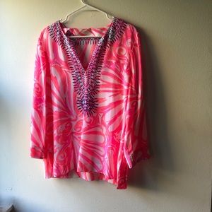 Lilly Pulitzer silk top